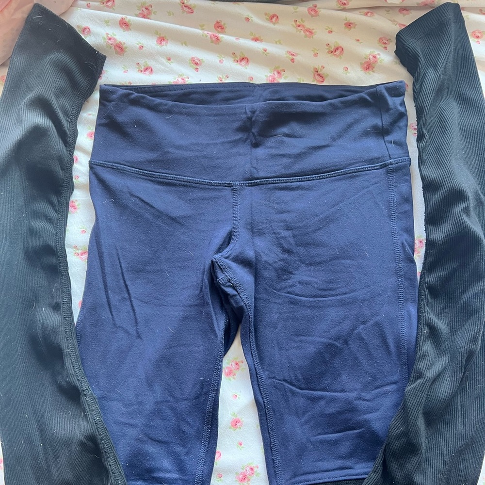 XS ALO YOGA Leggings Basel blue & black!